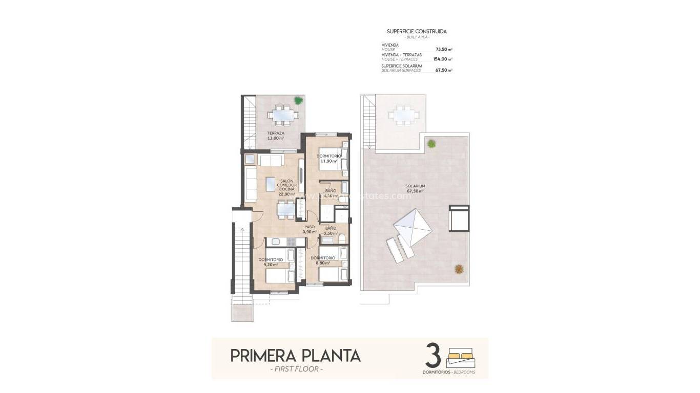 Nueva construcción  - Apartamento - San Miguel de Salinas