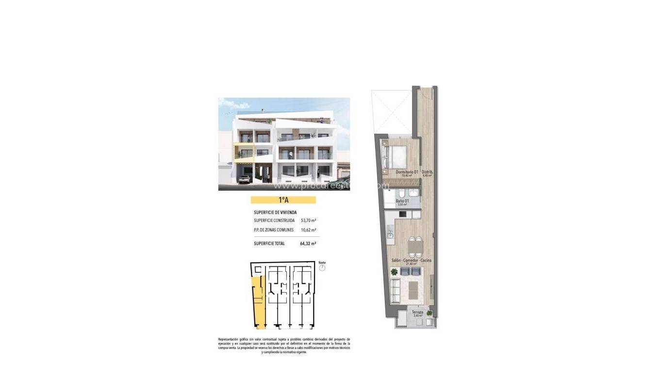 Nueva construcción  - Apartamento - Torrevieja - Playa Del Cura