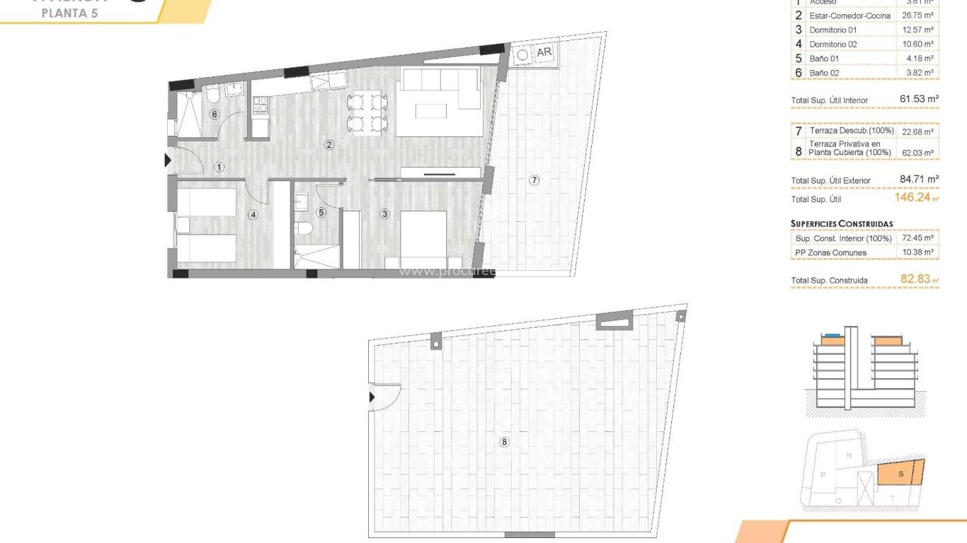 Nueva construcción  - Ático - Torrevieja - Torrevieja Center