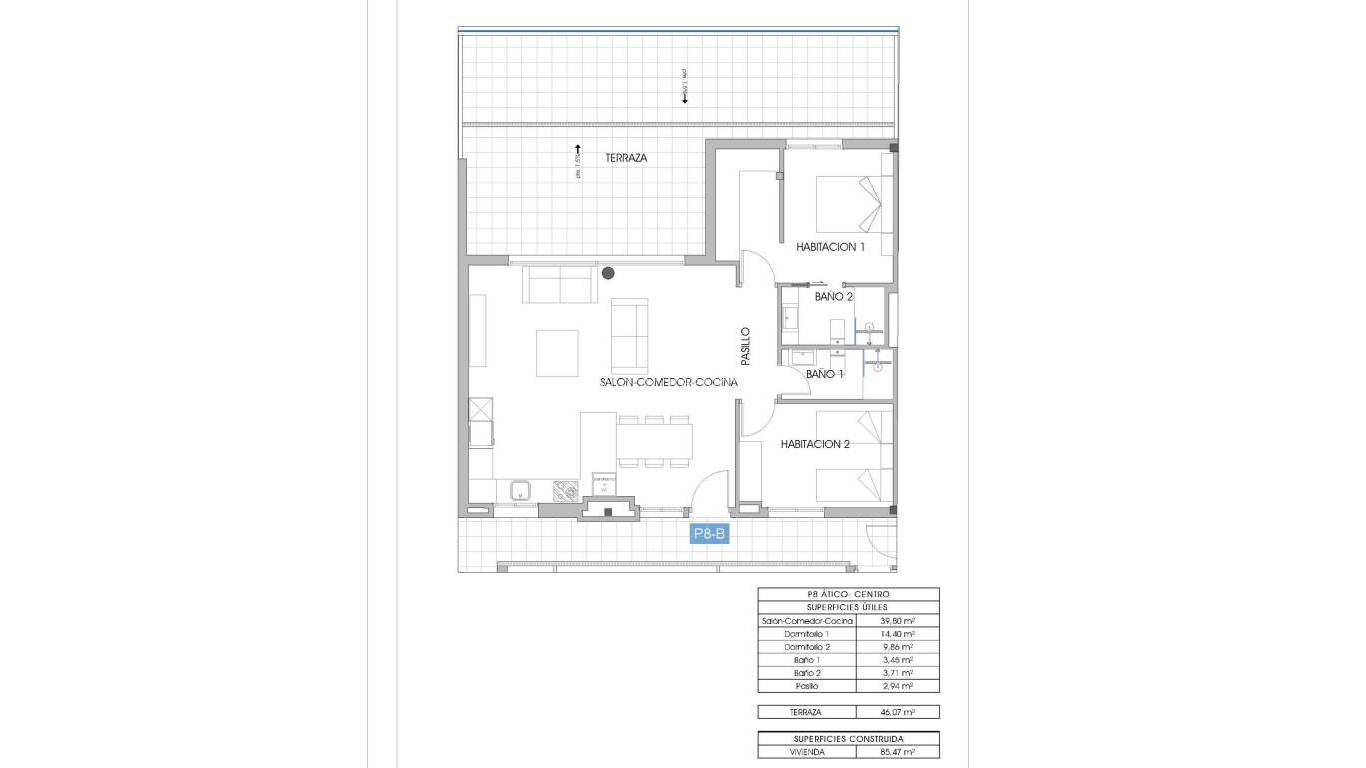 Nueva construcción  - Ático - Villajoyosa - Cala de Finestrat