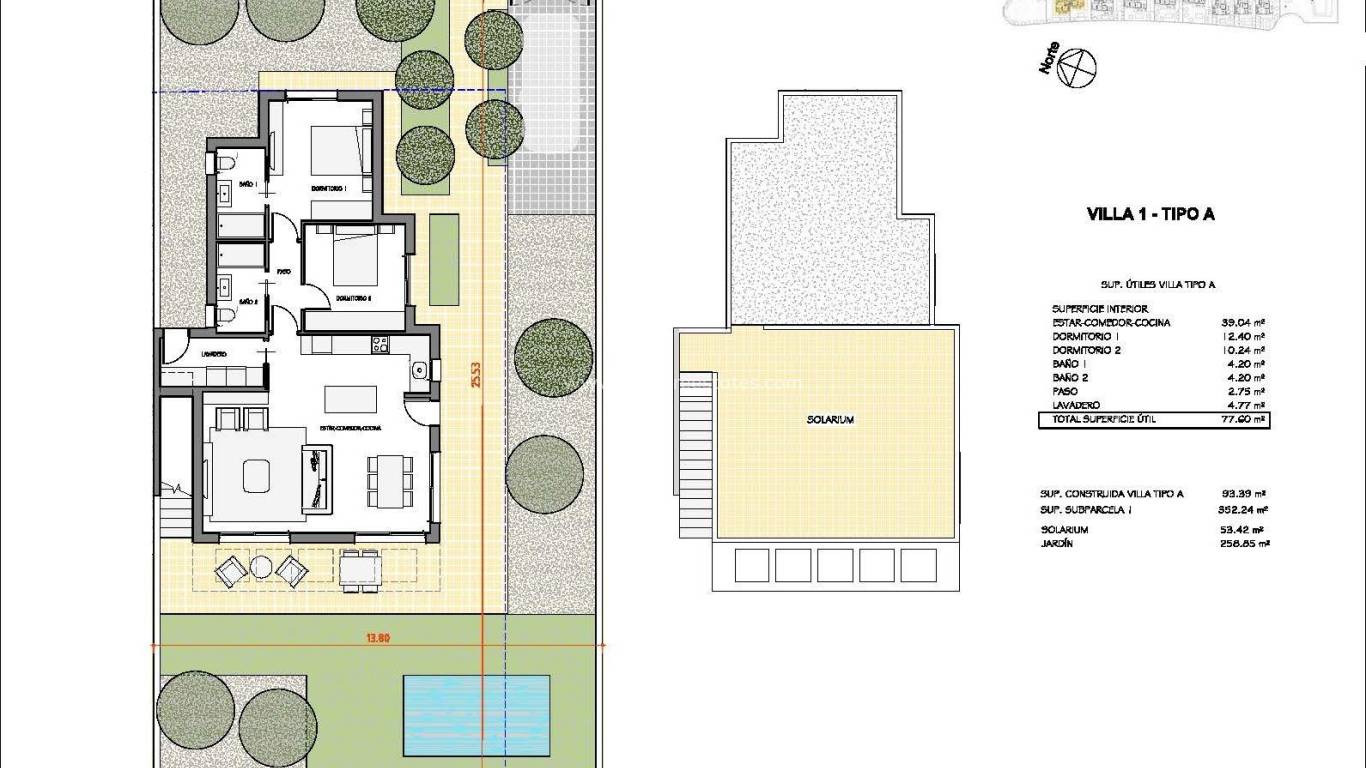 Nueva construcción  - Villa - Fuente Alamo - Hacienda Del Álamo Golf
