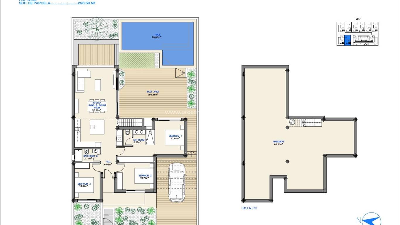 Nueva construcción  - Villa - Los Alcázares - Serena Golf