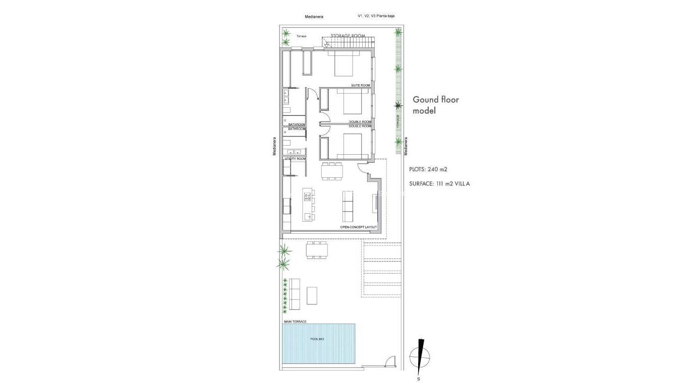Nueva construcción  - Villa - Los Alcázares - Serena Golf