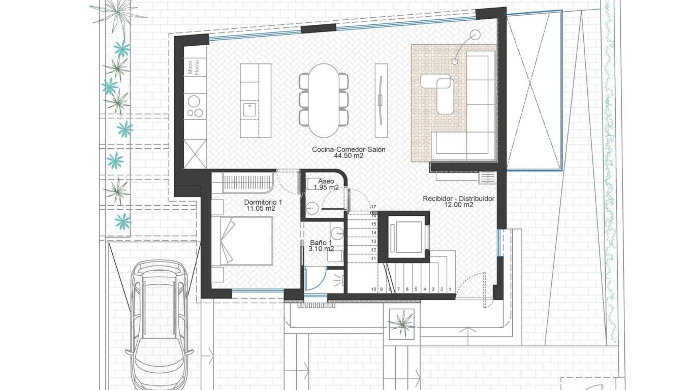 Nueva construcción  - Villa - Orihuela Costa - Cala Flores