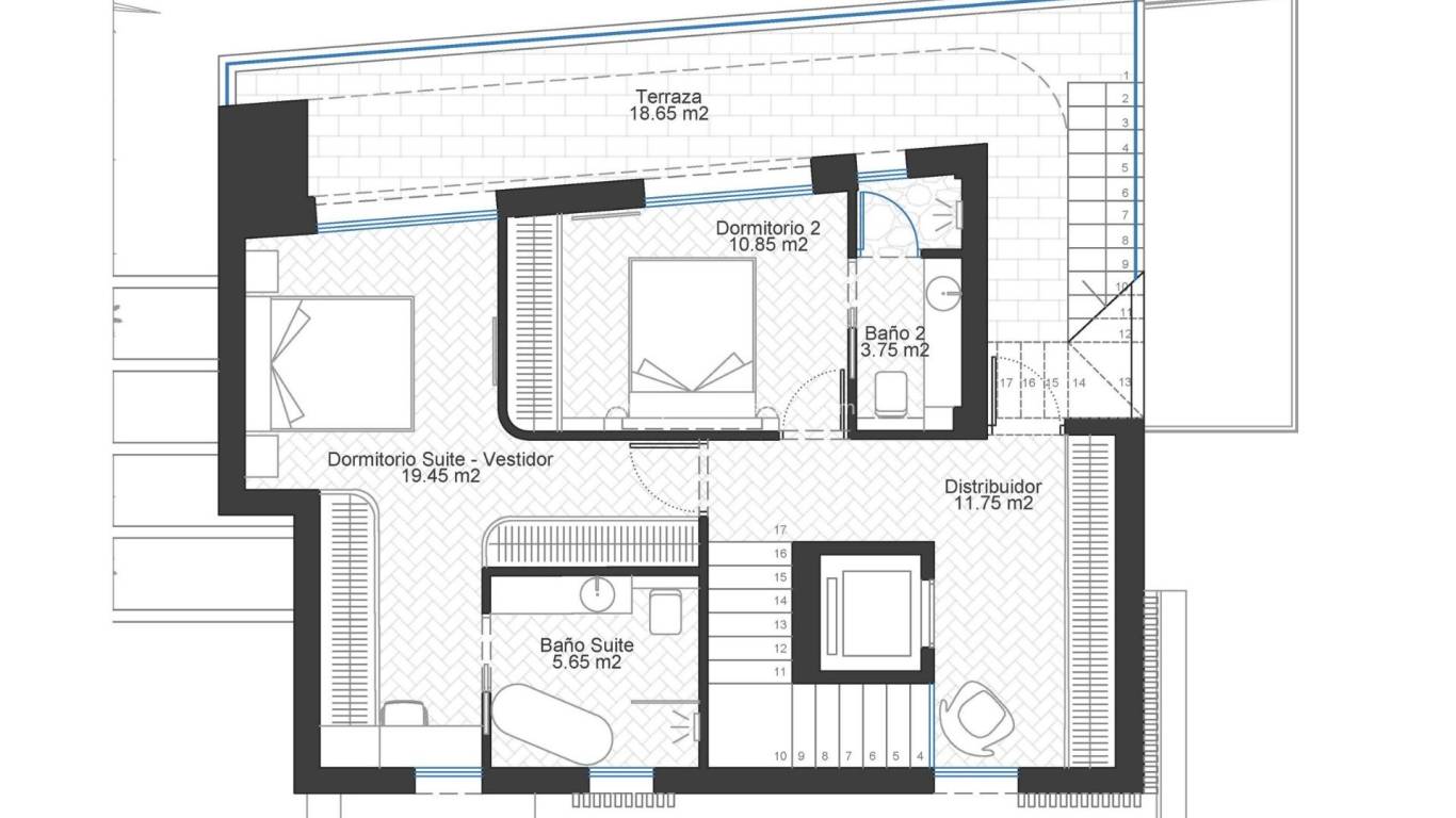 Nueva construcción  - Villa - Orihuela Costa - Cala Flores