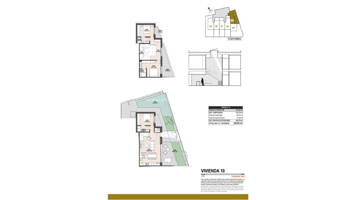 Nueva construcción  - Villa - Pilar de la Horadada - parques de Andromeda