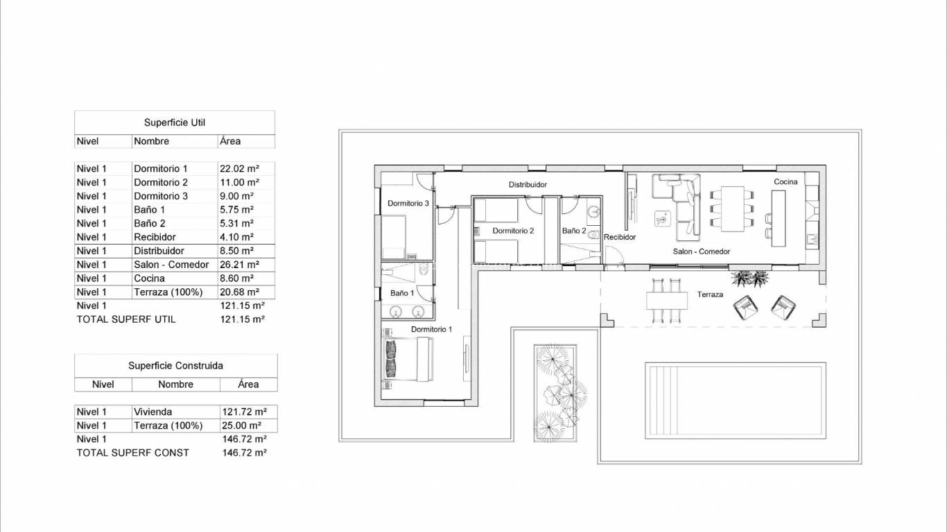 Nueva construcción  - Villa - Pinoso - Lel