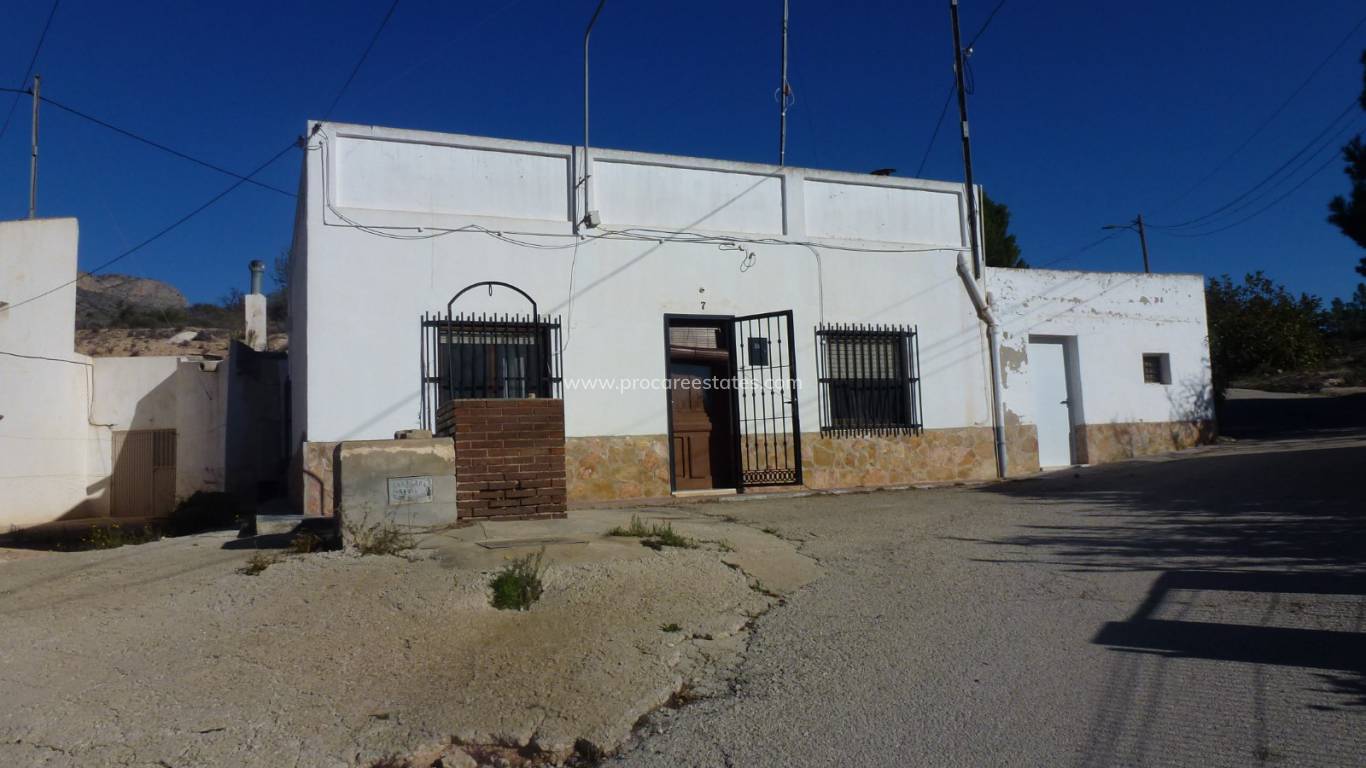 Reventa - Propiedad de campo - Hondon de las Nieves - La Canalosa