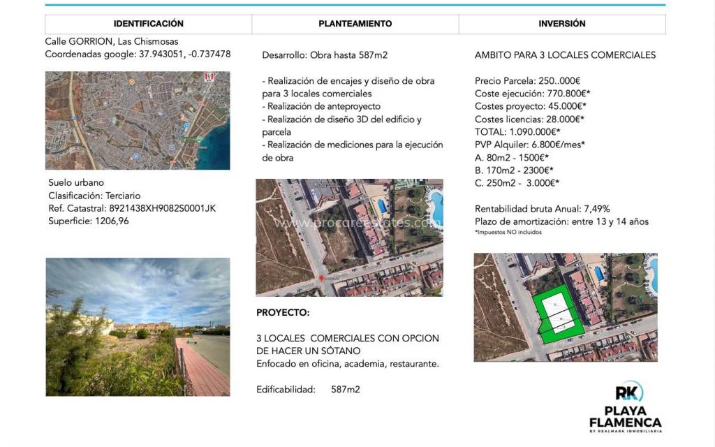 Verkauf - Land - Orihuela Costa - Campoamor