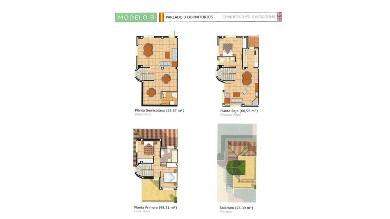 Verkoop - Stadswoning - Ciudad Quesada